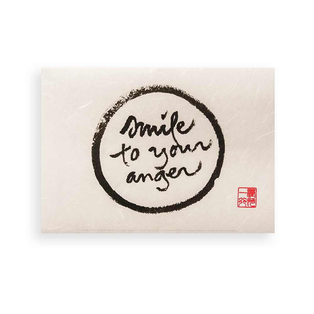 Smile To Your Anger | Thich Nhat Hanh’s Calligraphy
