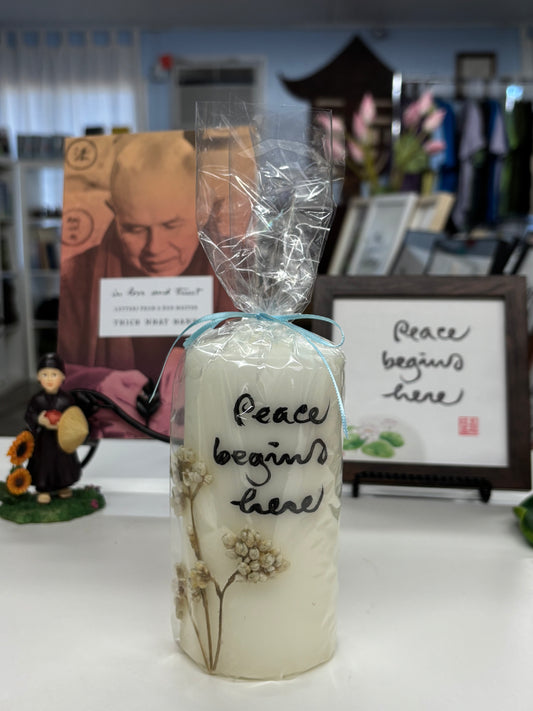 Calligraphy Candle