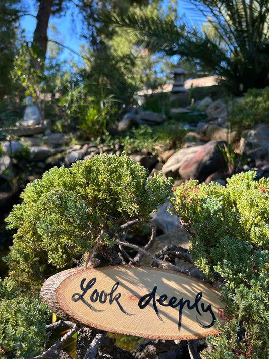 Wood Art with Calligraphy