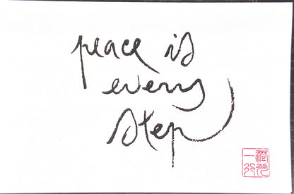 Large Calligraphy Note Card
